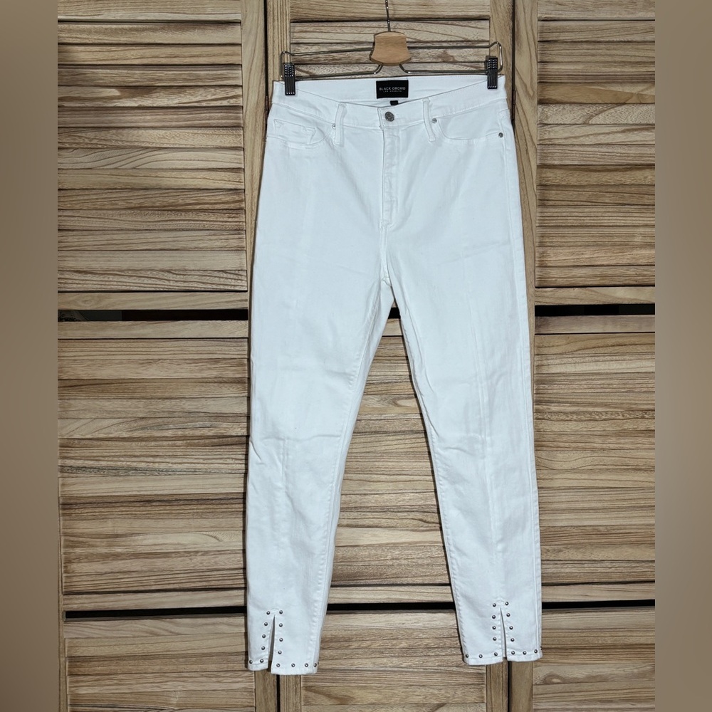 Black Orchid White Women's Skinny Jeans